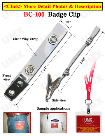The Best Seller Badge Straps: Hi-Quality & Low Cost Name Badge Straps 