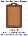 Fashion Leather ID Card Holders - Vertical Credit Card Size