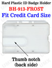 Rigid Name Badge Holders For Horizontal Rigid Plastic Name Badges BH-913/Per-Piece