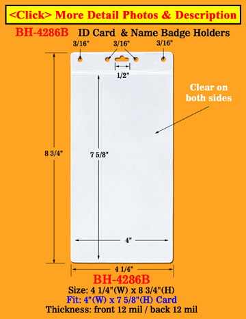 Plastic Ticket Sleeves - Small Quantity Orders For Individual or Personal Use.