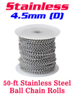 Stainless Ball Chain Spool 