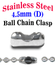 Stainless Ball Chain Connectors or Clasps - Bulk Pack