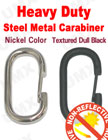Heavy-Duty Metal Steel Carabiner Keychains