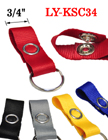 Fabric Key Ring Strap With Snap Closure: Fit A Variety Of Hardware Fasteners