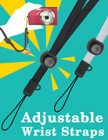 Adjustable Wrist Straps: For Cell Phones, Cameras or Small Devices