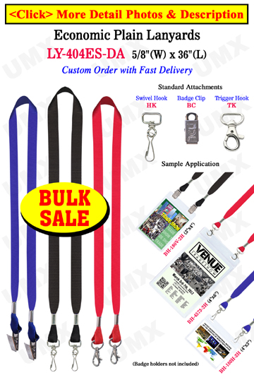 Economic Lanyards - Events Special - On Bulk Sale! 