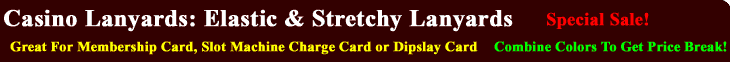 Elastic and Stretchy Casino  Card keeper For Slot Machine Charge Card, Membership Card or Display Card