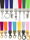 5/8" Ez-Adjustable Heavy Duty Plain Color Neck Lanyards With Adjustable Length Capability