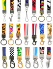 5/8" Ez-Adjustable Art Printed Neck Lanyards With Adjustable Length Capability