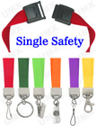 5/8" Ez-Adjustable Safety Neck Lanyards With Single Safety Breakaway Buckle LY-503HD-Ez/Per-Piece