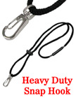 Breakaway ID Lanyard Badge Holders with Heavy Duty Metal Hooks