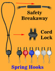 Retractable Spring Hook Safety Lanyards With Metal Hooks LY-411-RT-05/Per-Piece
