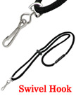 Safety Name Badge Holder Lanyards with Swivel Hooks