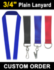 3/4" Convention Lanyards For Name Badge Holders LY-405/Per-Piece