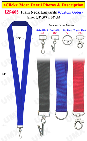 Custom Printed 3/4-in. Lanyard-Black J-Hook & VRT ID Holder