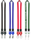 Double-Ended Retractable Lanyards: With 5/8" Heavy-Duty Neck Lanyard Straps LY-UL-DA-RT-21/Per-Piece