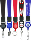 Retractable Lanyards: With 5/8" Heavy Duty Straps For Neck Wear