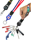 Printed Retractable Wrist Lanyards: With 5/8" Art Printed Wrist Straps