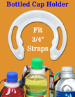 Bottled Cap Holders: Plastic Holders For Bottled Drink Lanyards or Neck Straps Making