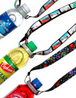 Sports Lanyards:  Bottled Water or Drink Neck Straps: Adjustable Length