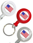 USA Flag Retractable Keychains: Patriotic Key Chains