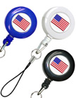 USA Flag Retractable Universal Cell Phone Strings