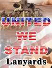 United We Stand Lanyards: Patriotic Camouflage Lanyard Series