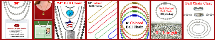 Ball Chains - Bead Chains - Necklaces