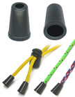 Round Cone Plastic Cord Ends: Cord Zipper Pulls with 1/8"(D, Top Hole) x 1/4"(D, Bottom Hole) P-042/Per-Piece