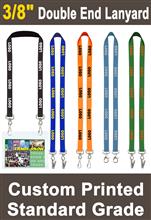 3/8" Custom Printed Event Lanyards With Two Ends LY-038-DA/Per-Piece
