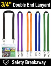 3/4" Safety Breakaway Conference Lanyards with Double Ends LY-507-DA/Per-Piece