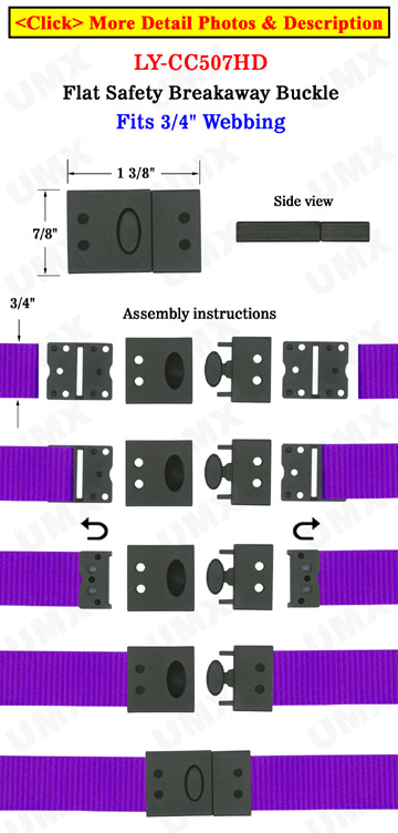 safety breakaway buckle