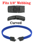 Plastic Breakaway Buckles: Small & Curved Safety Neck Strap Buckles - 3/8"