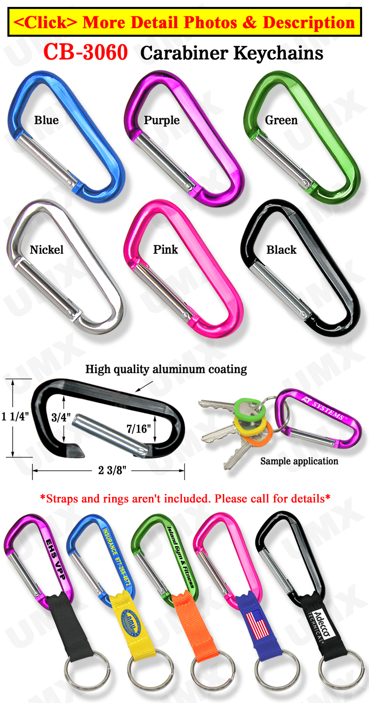 Bulk Carabiners, Cool Carabiner Key Ring in Bulk