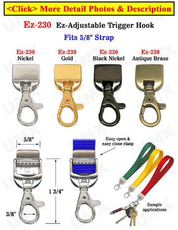 Heavy-Duty Trigger Hook Lanyard Attachment/Adaptor 