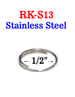 1/2" Stainless Small Key Ring: Great For Harsh Environment