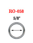 5/8" Welded Metal Steel O Rings: Heavy Duty Non-Split O Ring Supply RO-058/Per-Piece