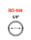 A2 Stainless Steel Round Rings Heavy Duty Solid Metal O Ring Welded OD  20~100mm