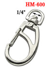 1/4" Small Swivel Eye Frame Bolt Snaps For Round Cords