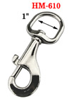 1" Big Swivel Heavy-Duty Steel Bolt Snaps: For Round or Flat Rope