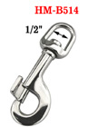 1/2" Heavy Duty Big Slide Knob Bolt Snap Hooks: For Round Rope