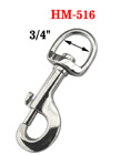 3/4" Heavy-Weight, Metal Bolt Snap Hooks: For Round Ropes