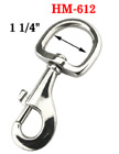 1 1/4" Wide Swivel, Heavy-Weight, Iron Bolt Snaps: For Round or Flat Rope HM-612/Per-Piece