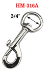 1 Wide-D Big Slide Finger Knob Bolt Snap Hooks: For Round and Flat Rope 