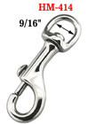 9/16" Large Metal Bolt Snap Hooks: For Round Rope
