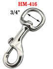 3/4" Large Round Swivel Bolt Snaps: For Round Rope