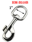 1" Wide-D Big Slide Finger Knob Bolt Snap Hooks: For Round and Flat Rope HM-B510B/Per-Piece