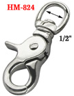 1/2" Heavy Duty Lobster Claw Bolt Snaps: For Round or Flat Rope