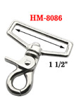 1 1/2" Pentagon Swivel Lobster Clip Metal Snap Hooks: For Flat Rope HM-8086/Per-Piece