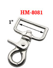 1" Rectangle Swivel Lobster Claw Snap Hooks: For Flat Rope HM-8081/Per-Piece
